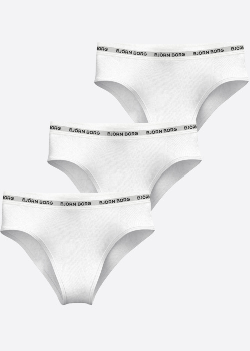 Björn Borg kelnaitės Logotipas highwaist brief 3p