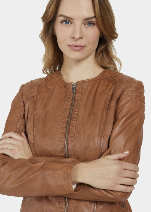 Saki odinė striukė Paula