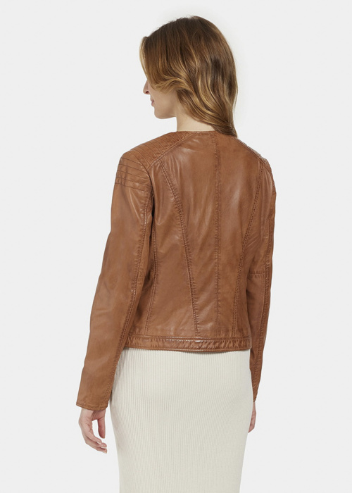 Saki odinė striukė Paula