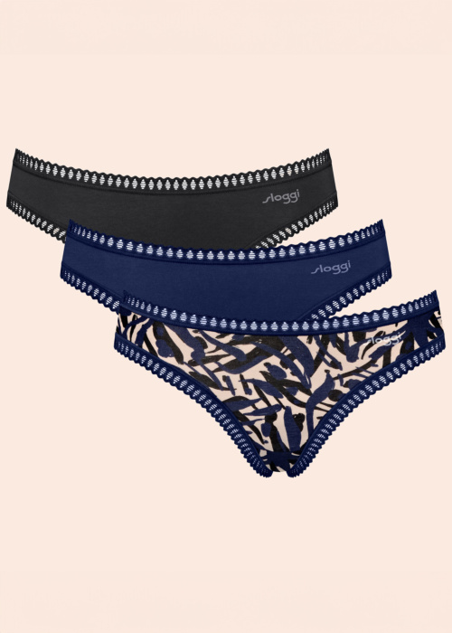 Sloggi Kelnaitės, 3 vnt. dėžutėje Go Crush Hipster