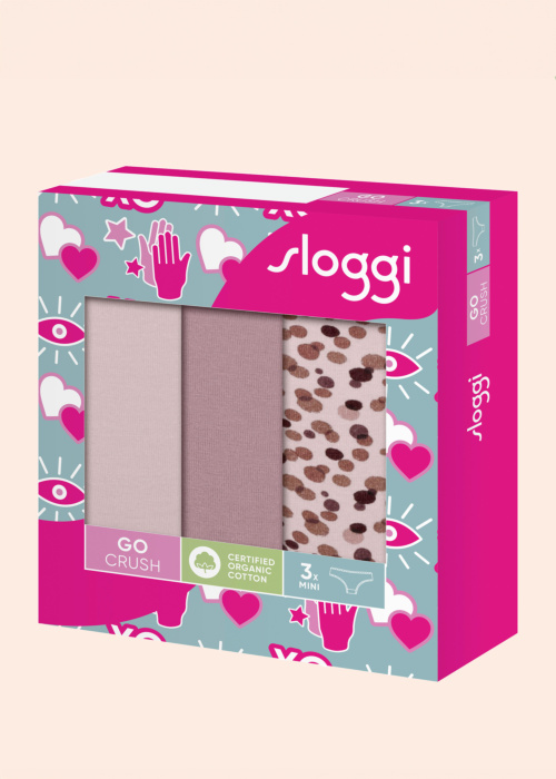 Sloggi Kelnaitės, 3 vnt. dėžutėje Go Crush Mini