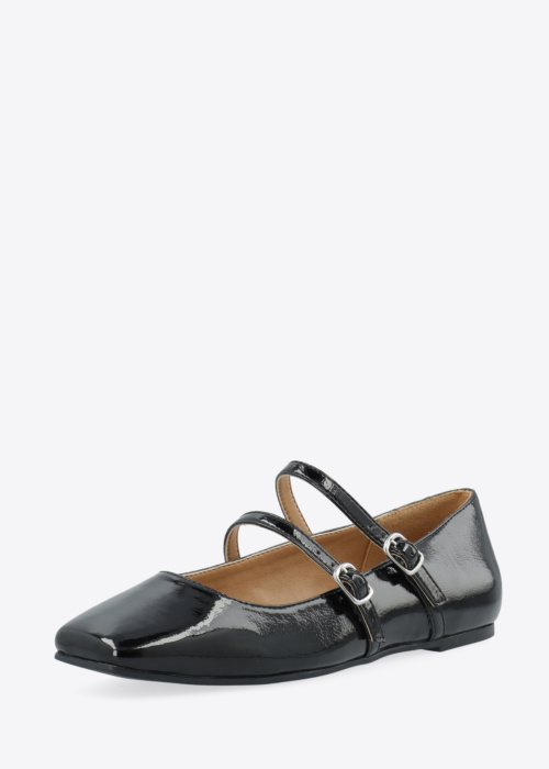 Bianco balerinos Rose