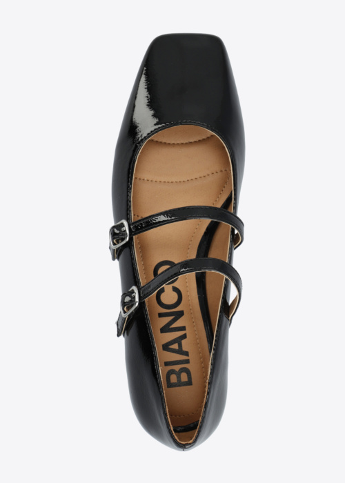 Bianco balerinos Rose