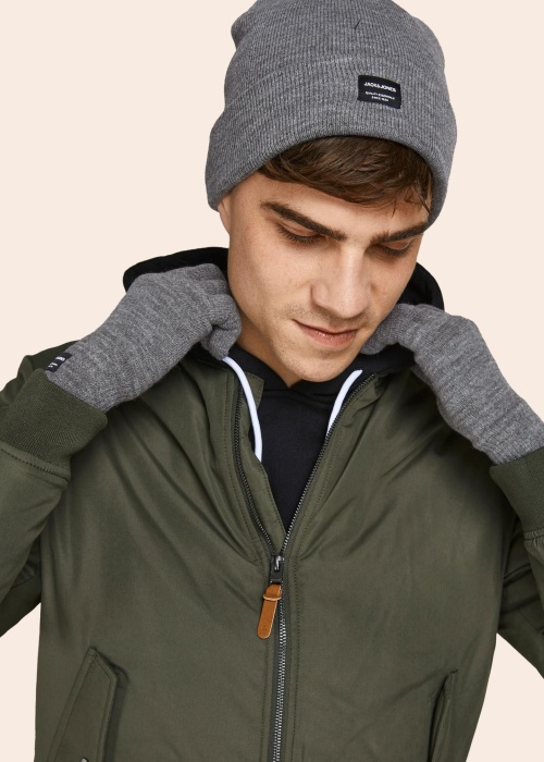 Jack & Jones žieminės kepurės ir pirštinių komplektas