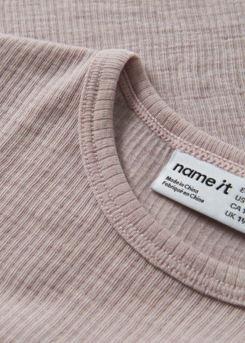 Name It Mini termo apatiniai drabužiai palaidinė Wax Wool Rib