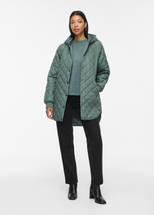 Vila dygsniuotas pavasario–rudens paltas Tate Hooded