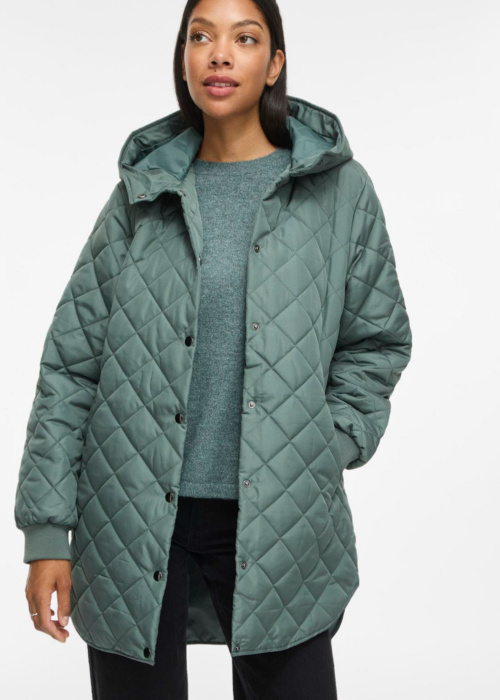 Vila dygsniuotas pavasario–rudens paltas Tate Hooded