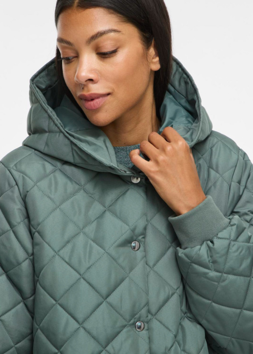 Vila dygsniuotas pavasario–rudens paltas Tate Hooded