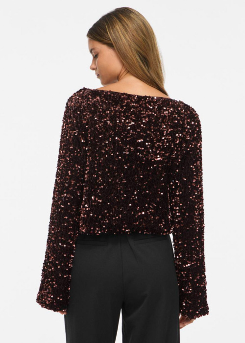 Vila palaidinė Faith Boat Neck Sequin