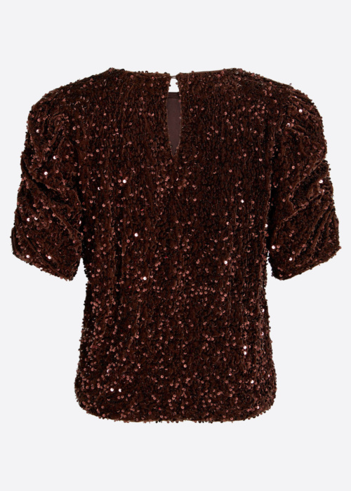 Vila palaidinė Believe O-Neck Puff Sequins