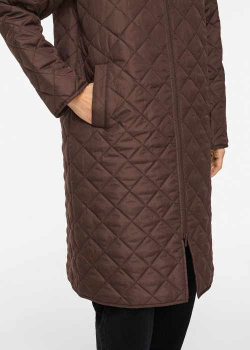 Vila pavasario–rudens paltas be pašiltinimo Tate Hooded Long