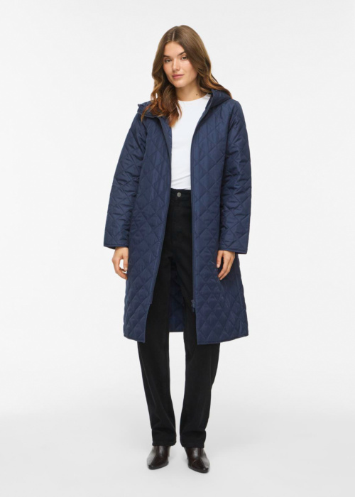 Vila pavasario–rudens paltas be pašiltinimo Tate Hooded Long