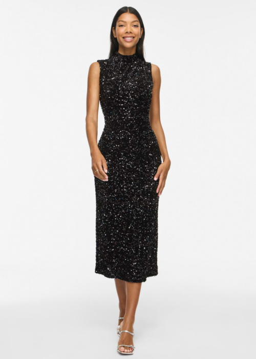 Vila formali suknelė Faith High Neck Midi