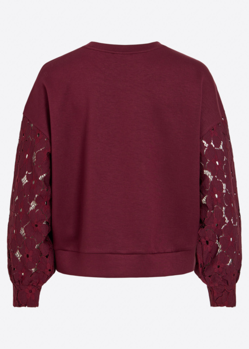 Vila džemperis Savena Lace O-Neck