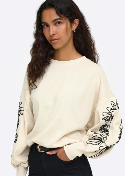 Only džemperis Brooke O-Neck Išsamiau