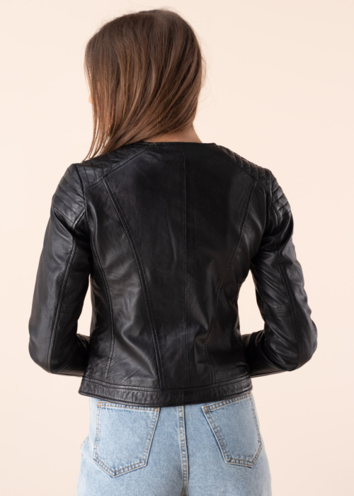 Saki odinė striukė Paula