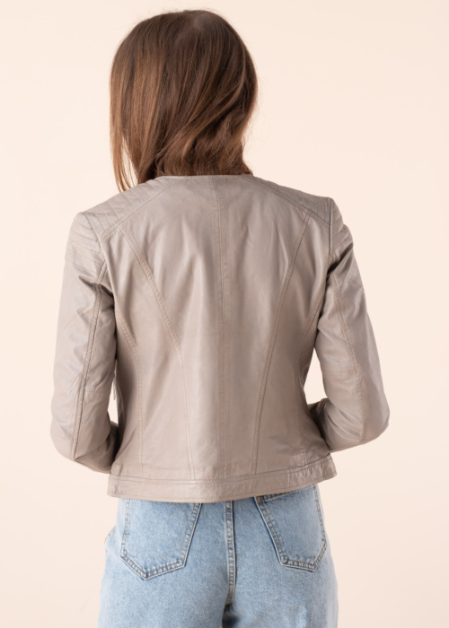 Saki odinė striukė Paula