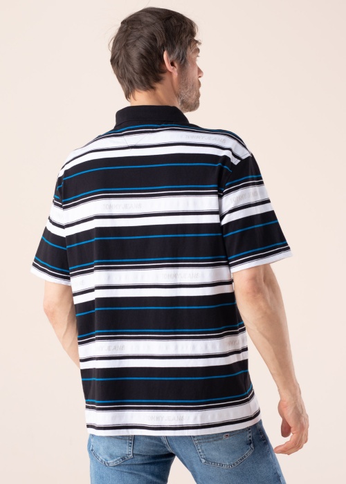 Tommy Jeans polo marškinėliai Jacquard