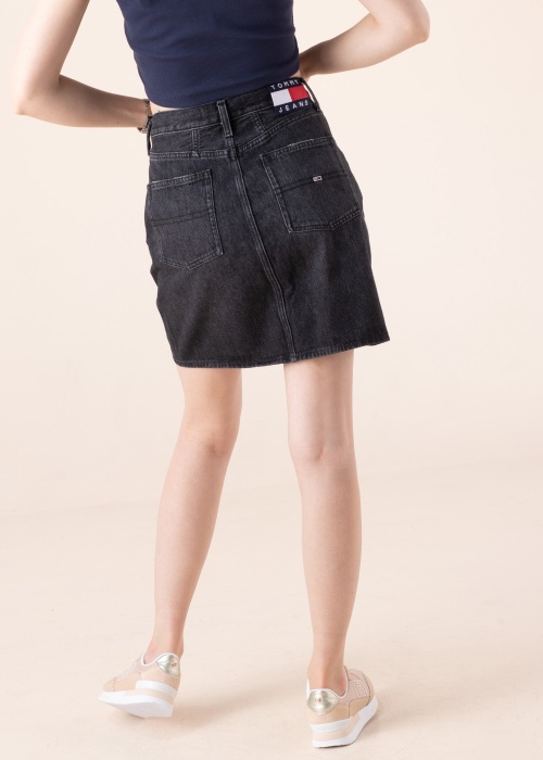 Tommy Jeans džinsinis sijonas Mom