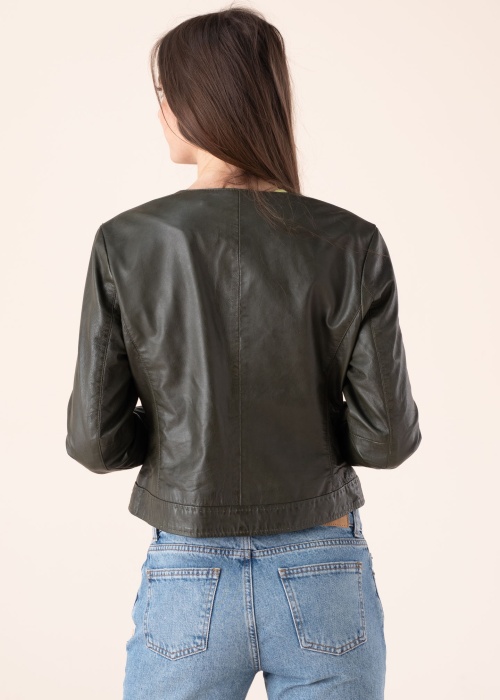 Saki odinė striukė Jana