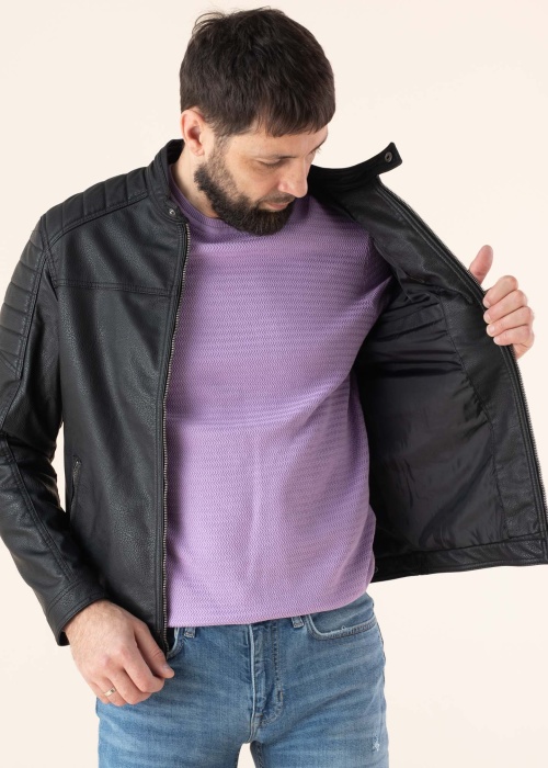 Jack & Jones dirbtinės odos striukė Rocky