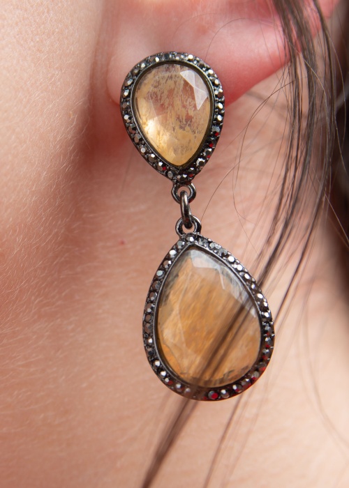 Parfois auskarai Sparkling