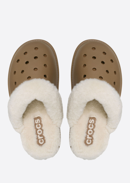 Crocs šlepetėsic Fuzz Scuff