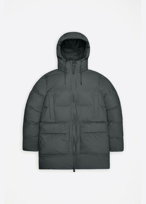 Rains dygsniuota žiemine striuke Alta Long Puffer Cargo W3T4