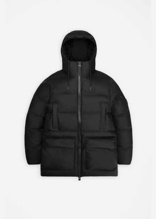 Rains dygsniuota žiemine striuke Alta Long Puffer Cargo W3T4