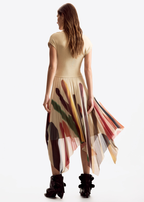 Desigual suknelė Brushes Lacroix