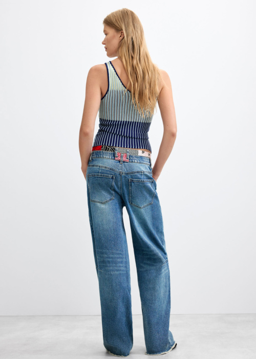Desigual džinsu bikses Belt