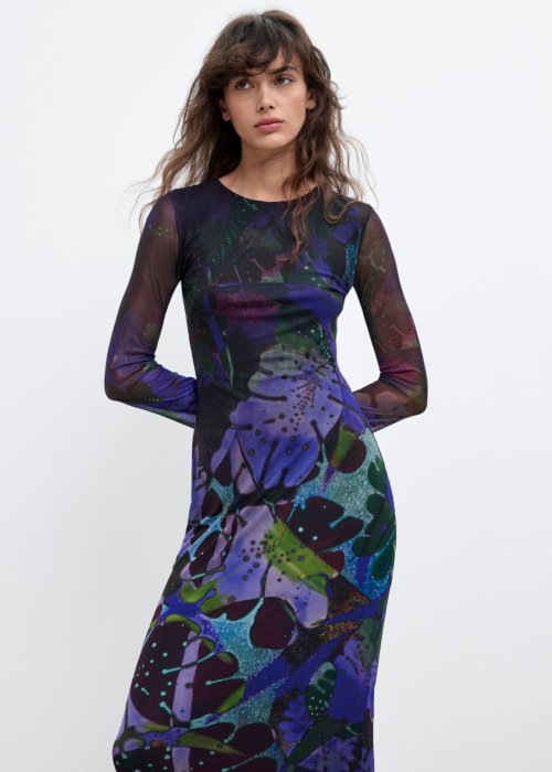 Desigual suknelė Leafs Lacroix