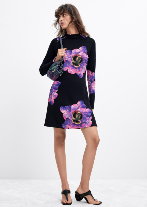 Desigual megzta suknelė Orchidpurple Lacroix