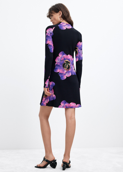 Desigual megzta suknelė Orchidpurple Lacroix