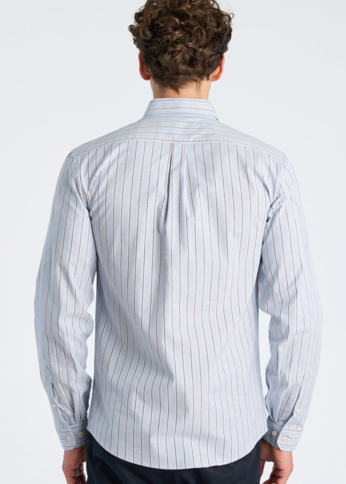 Lindbergh marškiniai Striped Superflex Oxford