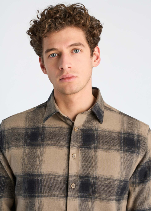 Lindbergh marškiniai Heavy Checked Twill