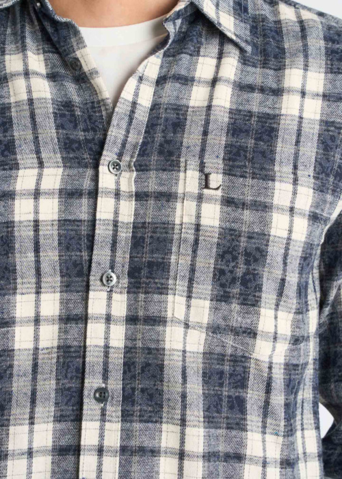 Lindbergh marškiniai Overdyed Checked