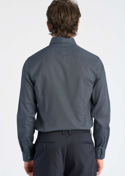 Lindbergh Black marškiniai Easy Care Dobby