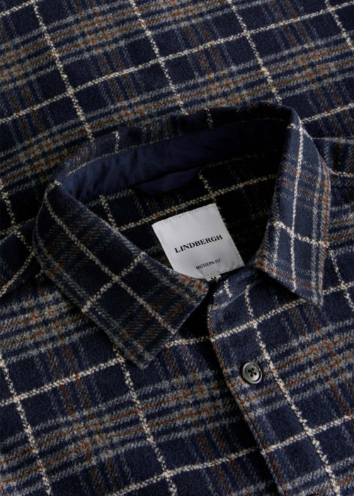 Lindbergh švarkas Brushed Check Overshirt