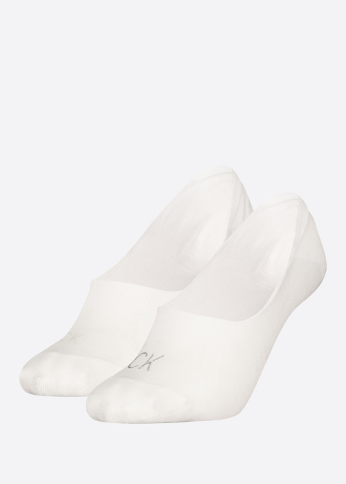 Calvin Klein kojinės Footie Mid Cut 2 pack