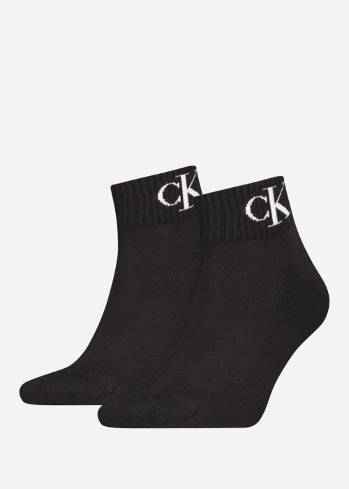 Calvin Klein kojinės Quarter Monogram 2 poros
