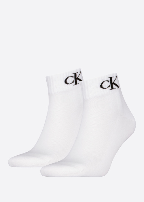 Calvin Klein kojinės Quarter Monogram 2 poros