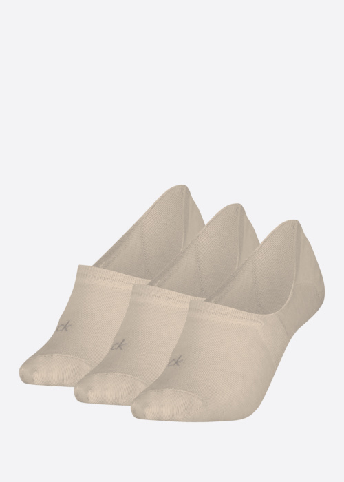 Calvin Klein kojinės Footie Mc 3 pack