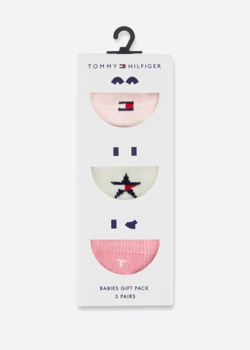 Tommy Hilfiger kojinės Stars & Stripe 3 Pack dovanų dėžutėje