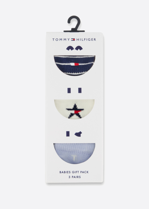 Tommy Hilfiger kojinės Stars & Stripe 3 Pack dovanų dėžutėje