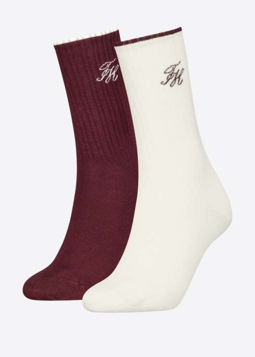 Tommy Hilfiger kojinės Monogram Lurex 2 Pack
