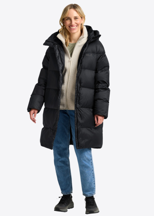 Jack Wolfskin pūkinis paltas