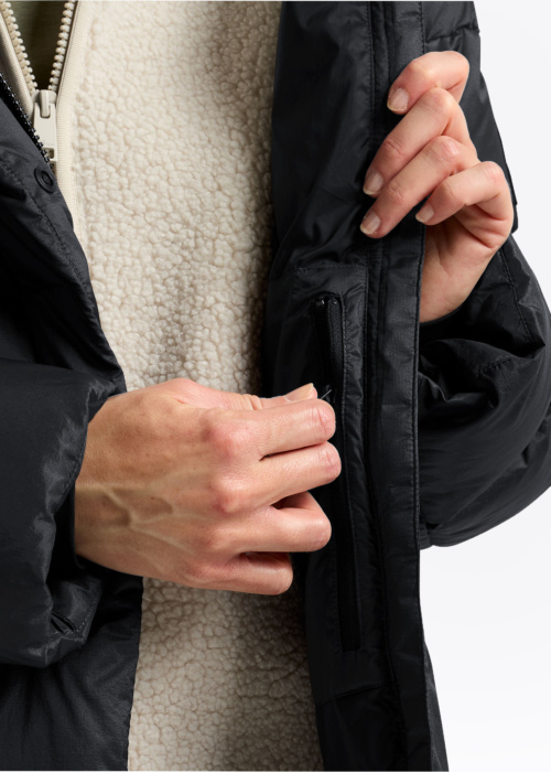 Jack Wolfskin pūkinis paltas