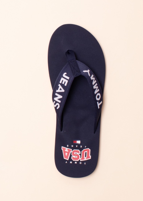 Tommy Jeans šlepetės per pirštą