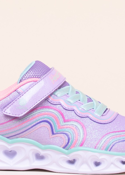 Skechers blyksintys laisvalaikio batai Heart Lights